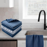 100% Cotton Kitchen Towels (Set of 6) | Terry Cloth | 16x26 inches