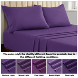 4-Piece Bamboo Blend Cooling Bed Sheets Set