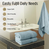 6 Pack Bath Towel Set 100% Cotton Bathroom Towel Set