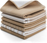 100% Cotton Kitchen Towels (Set of 6) | Terry Cloth | 16x26 inches