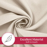 Set of 2 Thermal Blackout Curtains for Bedroom and Living Room