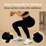 Black Women’s High-Waist Seamless Sports Leggings – Lux Decor