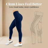 Blue Women’s High-Waist Seamless Sports Leggings – Lux Decor