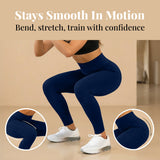 Blue Women’s High-Waist Seamless Sports Leggings – Lux Decor