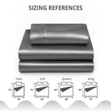 Silky Soft 4-Piece Satin Sheet Set | Deep Pocket | Wrinkle-Free Easy Care Bedding