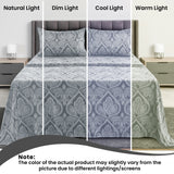 4-Piece Paisley Design Bed Sheet Set | Deep Pocket | Flat, Fitted & Pillowcases