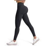 Grey Women’s High-Waist Seamless Sports Leggings – Lux Decor