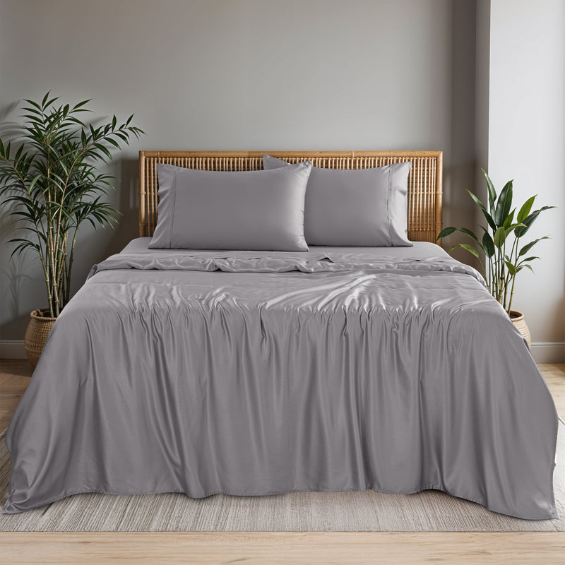 4-Piece 100% Organic Bamboo Viscose Sheet Set
