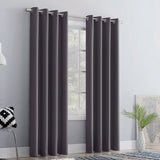 Set of 2 Thermal Blackout Curtains for Bedroom and Living Room