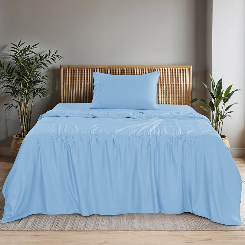 4-Piece 100% Organic Bamboo Viscose Sheet Set