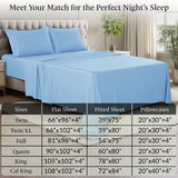 4-Piece 100% Organic Bamboo Viscose Sheet Set