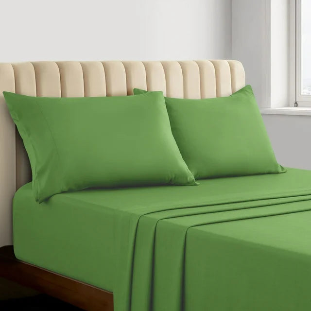 4-Piece Bamboo Blend Cooling Bed Sheets Set