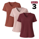 Women’s Stretch Performance T-Shirt, 3-pack – Lux Decor