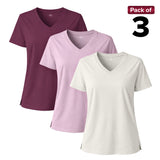 Women’s Stretch Performance T-Shirt, 3-pack – Lux Decor