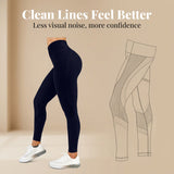 Navy Women’s High-Waist Seamless Sports Leggings – Lux Decor
