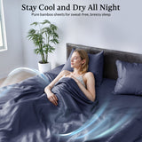 4-Piece 100% Organic Bamboo Viscose Sheet Set