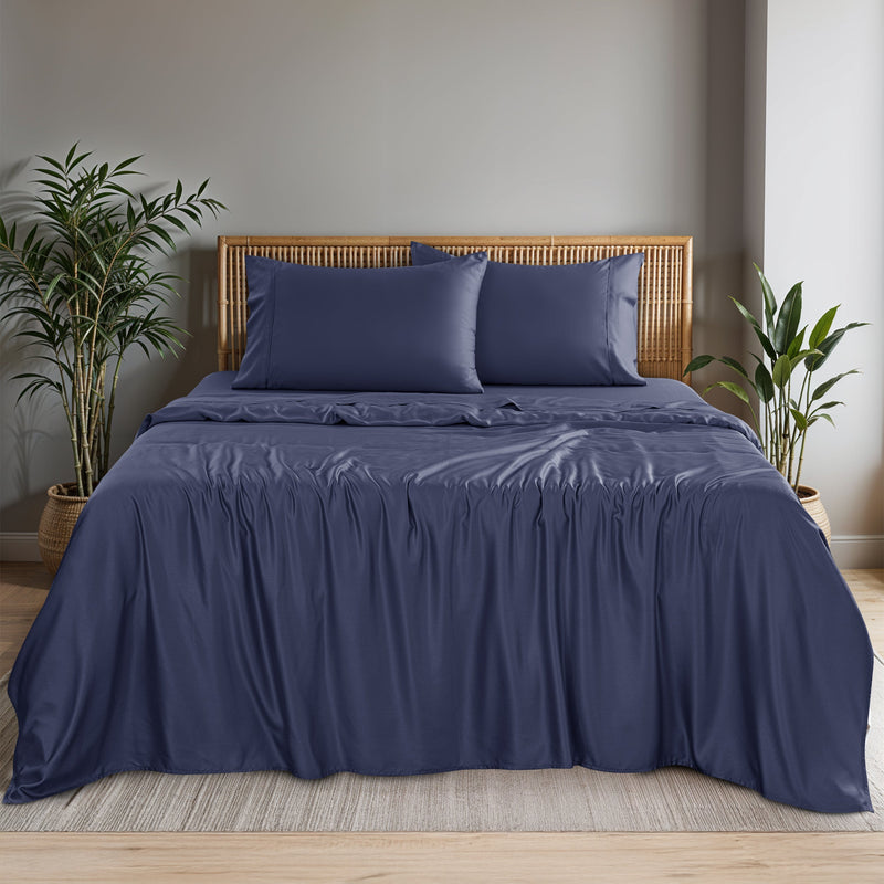 4-Piece 100% Organic Bamboo Viscose Sheet Set