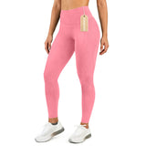 Pink Women’s High-Waist Seamless Sports Leggings – Lux Decor