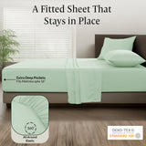 4-Piece 100% Organic Bamboo Viscose Sheet Set