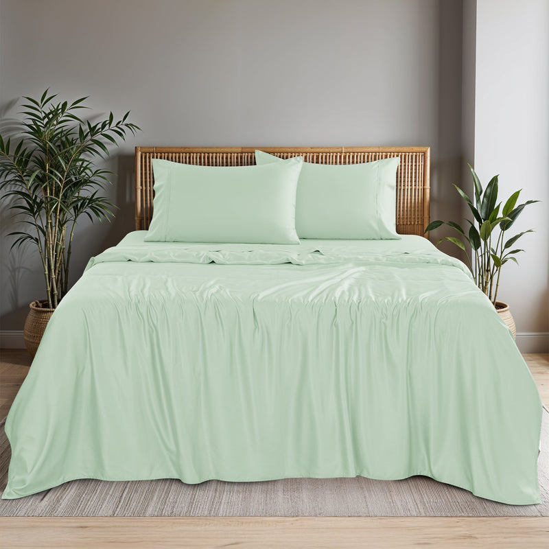 4-Piece 100% Organic Bamboo Viscose Sheet Set