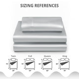 Silky Soft 4-Piece Satin Sheet Set | Deep Pocket | Wrinkle-Free Easy Care Bedding