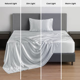 Silky Soft 4-Piece Satin Sheet Set | Deep Pocket | Wrinkle-Free Easy Care Bedding