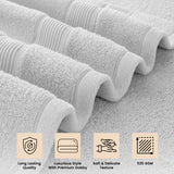 6 Pack Bath Towel Set 100% Cotton Bathroom Towel Set