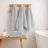 6 Pack Bath Towel Set 100% Cotton Bathroom Towel Set