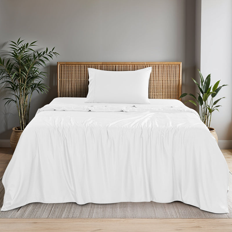 4-Piece 100% Organic Bamboo Viscose Sheet Set