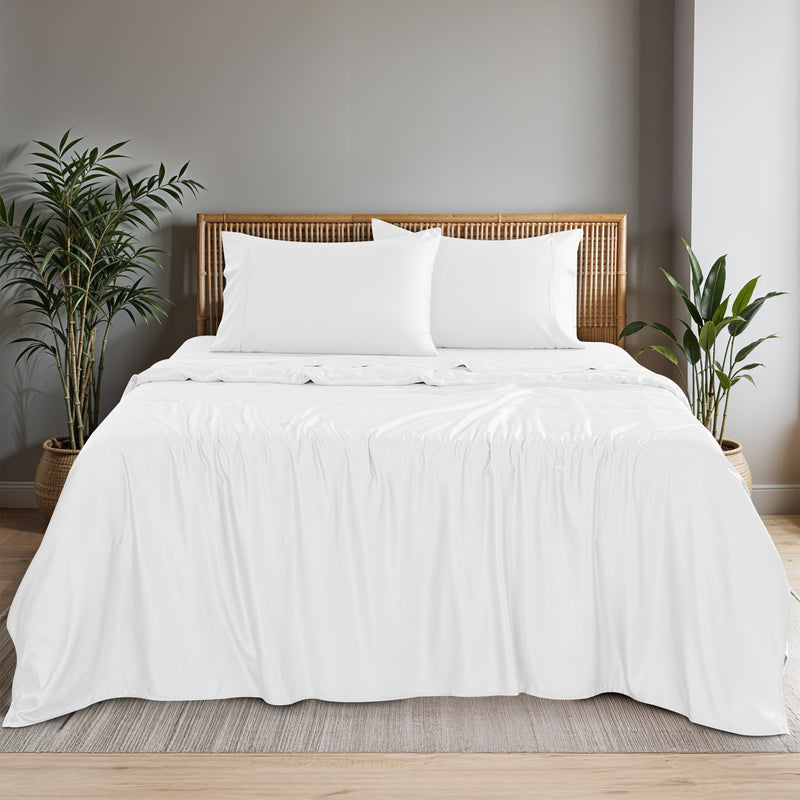 4-Piece 100% Organic Bamboo Viscose Sheet Set