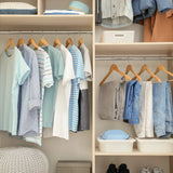 Premium Wooden Hangers with Non-Slip Notches - Pack of 20 & 30