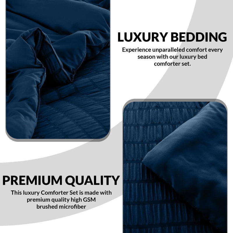 Luxury 10-Piece Bedding Set with Plush Comforter