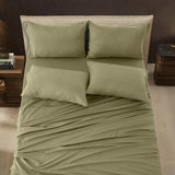 Green Sage 6-Piece Deep Pocket Bed Sheet Set – Lux Decor